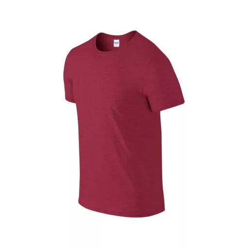 Softstyle rövid ujjú környakas póló, Gildan GI64000, Antique Cherry Red-L