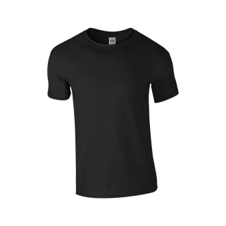   Softstyle rövid ujjú környakas póló, Gildan GI64000, Black-2XL