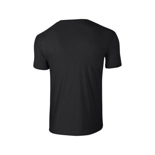 Softstyle rövid ujjú környakas póló, Gildan GI64000, Black-5XL