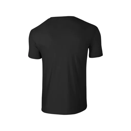 Softstyle rövid ujjú környakas póló, Gildan GI64000, Black-S