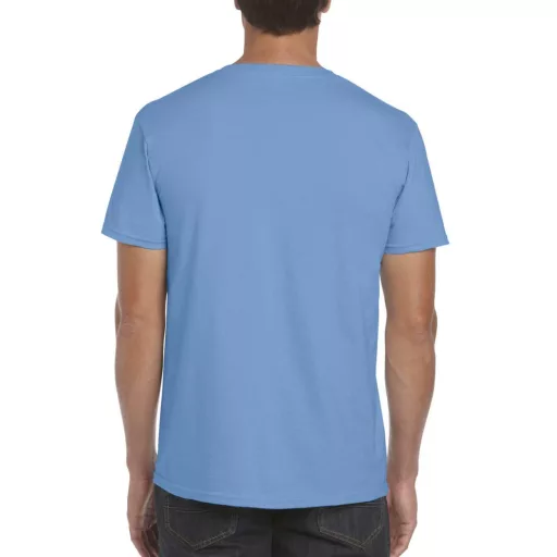 Softstyle rövid ujjú környakas póló, Gildan GI64000, Carolina Blue-2XL