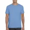 Softstyle rövid ujjú környakas póló, Gildan GI64000, Carolina Blue-S