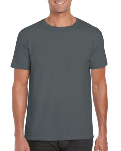 Softstyle rövid ujjú környakas póló, Gildan GI64000, Charcoal-4XL