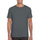 Softstyle rövid ujjú környakas póló, Gildan GI64000, Charcoal-S