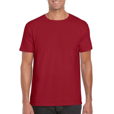 Softstyle rövid ujjú környakas póló, Gildan GI64000, Cardinal Red-2XL