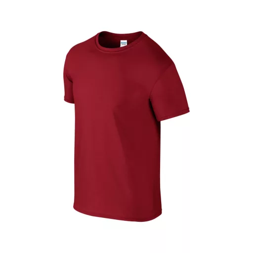 Softstyle rövid ujjú környakas póló, Gildan GI64000, Cardinal Red-M
