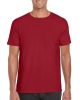 Softstyle rövid ujjú környakas póló, Gildan GI64000, Cardinal Red-S