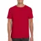 Softstyle rövid ujjú környakas póló, Gildan GI64000, Cherry Red-S