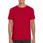 Softstyle rövid ujjú környakas póló, Gildan GI64000, Cherry Red-S