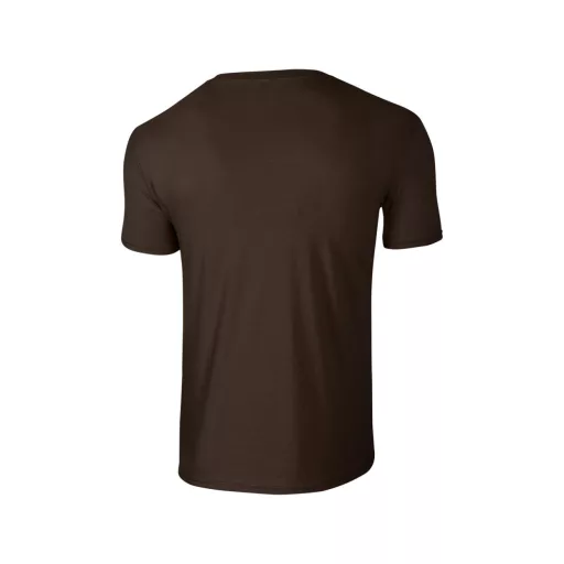 Softstyle rövid ujjú környakas póló, Gildan GI64000, Dark Chocolate-2XL