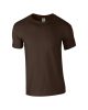 Softstyle rövid ujjú környakas póló, Gildan GI64000, Dark Chocolate-XL