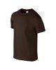 Softstyle rövid ujjú környakas póló, Gildan GI64000, Dark Chocolate-XL