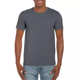   Softstyle rövid ujjú környakas póló, Gildan GI64000, Dark Heather-L