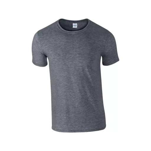 Softstyle rövid ujjú környakas póló, Gildan GI64000, Dark Heather-L