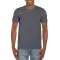 Softstyle rövid ujjú környakas póló, Gildan GI64000, Dark Heather-M