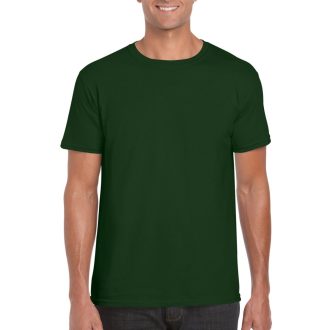   Softstyle rövid ujjú környakas póló, Gildan GI64000, Forest Green-2XL