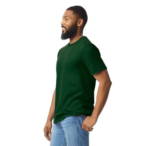 Softstyle rövid ujjú környakas póló, Gildan GI64000, Forest Green-3XL