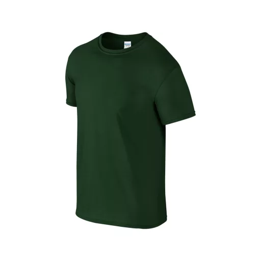 Softstyle rövid ujjú környakas póló, Gildan GI64000, Forest Green-S