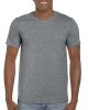 Softstyle rövid ujjú környakas póló, Gildan GI64000, Graphite Heather-S