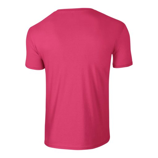 Softstyle rövid ujjú környakas póló, Gildan GI64000, Heliconia-S