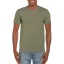Softstyle rövid ujjú környakas póló, Gildan GI64000, Heather Military Green-3XL