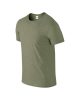 Softstyle rövid ujjú környakas póló, Gildan GI64000, Heather Military Green-4XL