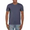 Softstyle rövid ujjú környakas póló, Gildan GI64000, Heather Navy-S