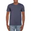 Softstyle rövid ujjú környakas póló, Gildan GI64000, Heather Navy-S