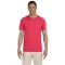 Softstyle rövid ujjú környakas póló, Gildan GI64000, Heather Red-M