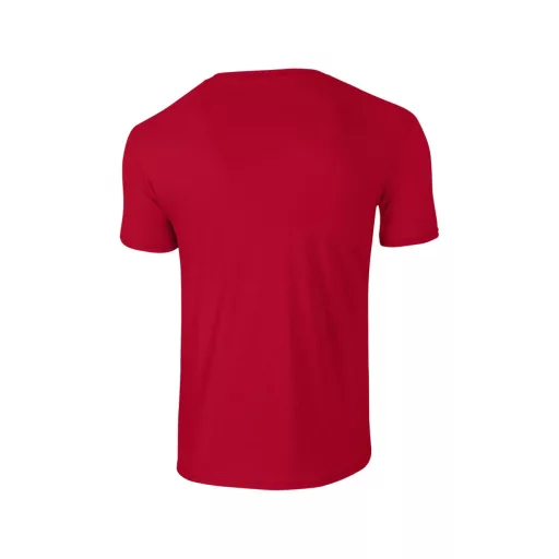 Softstyle rövid ujjú környakas póló, Gildan GI64000, Heather Red-M