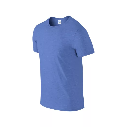 Softstyle rövid ujjú környakas póló, Gildan GI64000, Heather Royal-2XL