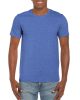 Softstyle rövid ujjú környakas póló, Gildan GI64000, Heather Royal-4XL