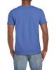 Softstyle rövid ujjú környakas póló, Gildan GI64000, Heather Royal-4XL