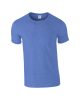 Softstyle rövid ujjú környakas póló, Gildan GI64000, Heather Royal-S