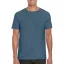Softstyle rövid ujjú környakas póló, Gildan GI64000, Indigo Blue-S