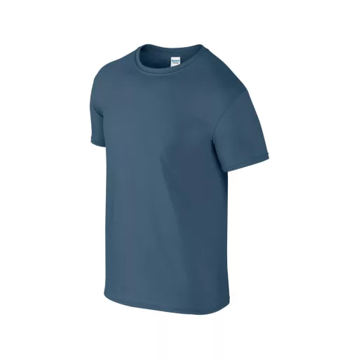 Softstyle rövid ujjú környakas póló, Gildan GI64000, Indigo Blue-S