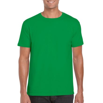 Softstyle rövid ujjú környakas póló, Gildan GI64000, Irish Green-2XL
