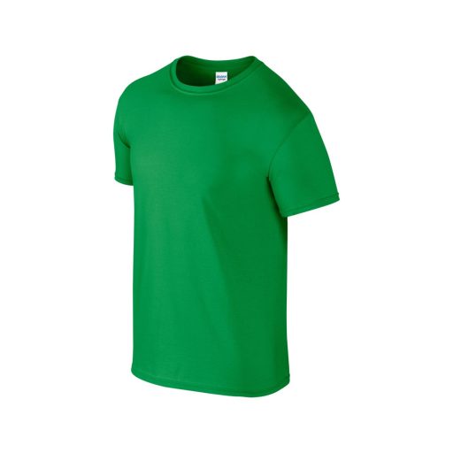 Softstyle rövid ujjú környakas póló, Gildan GI64000, Irish Green-4XL