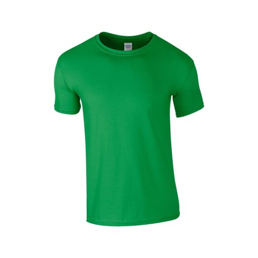 Softstyle rövid ujjú környakas póló, Gildan GI64000, Irish Green-XL