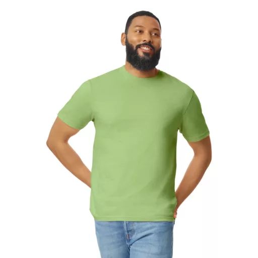 Softstyle rövid ujjú környakas póló, Gildan GI64000, Kiwi-3XL