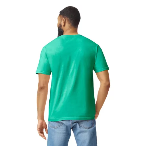 Softstyle rövid ujjú környakas póló, Gildan GI64000, Kelly Green-XL