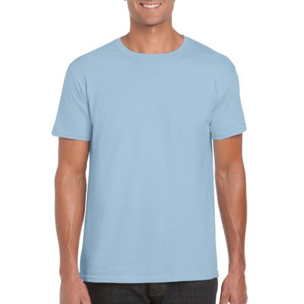 Softstyle rövid ujjú környakas póló, Gildan GI64000, Light Blue-2XL