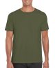 Softstyle rövid ujjú környakas póló, Gildan GI64000, Military Green-2XL