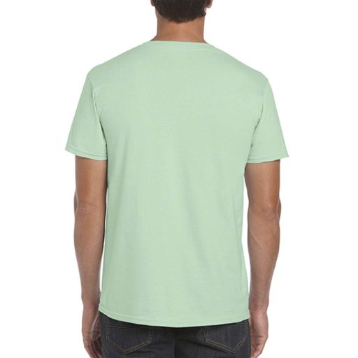 Softstyle rövid ujjú környakas póló, Gildan GI64000, Mint Green-S