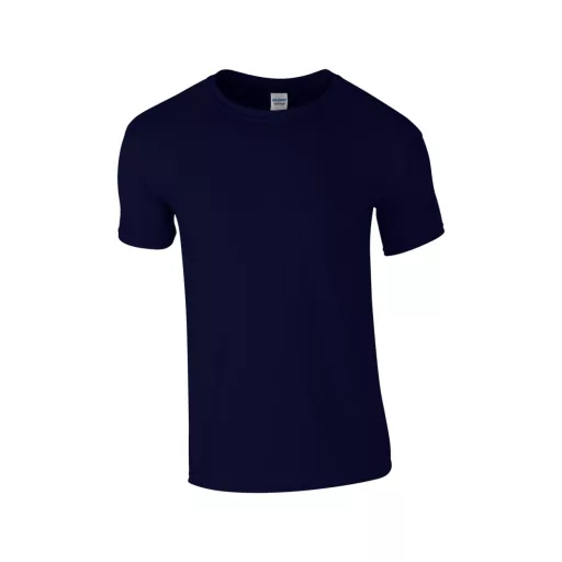 Softstyle rövid ujjú környakas póló, Gildan GI64000, Navy-M
