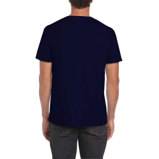 Softstyle rövid ujjú környakas póló, Gildan GI64000, Navy-S