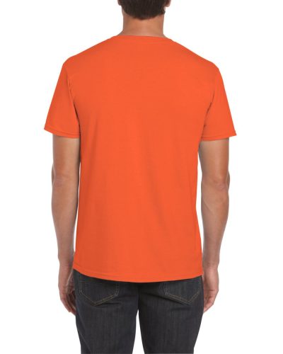 Softstyle rövid ujjú környakas póló, Gildan GI64000, Orange-S