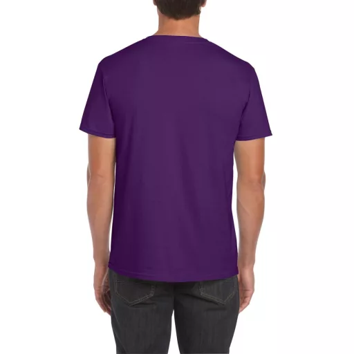 Softstyle rövid ujjú környakas póló, Gildan GI64000, Purple-L