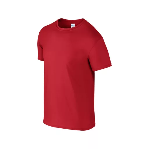 Softstyle rövid ujjú környakas póló, Gildan GI64000, Red-3XL
