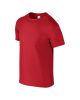 Softstyle rövid ujjú környakas póló, Gildan GI64000, Red-S